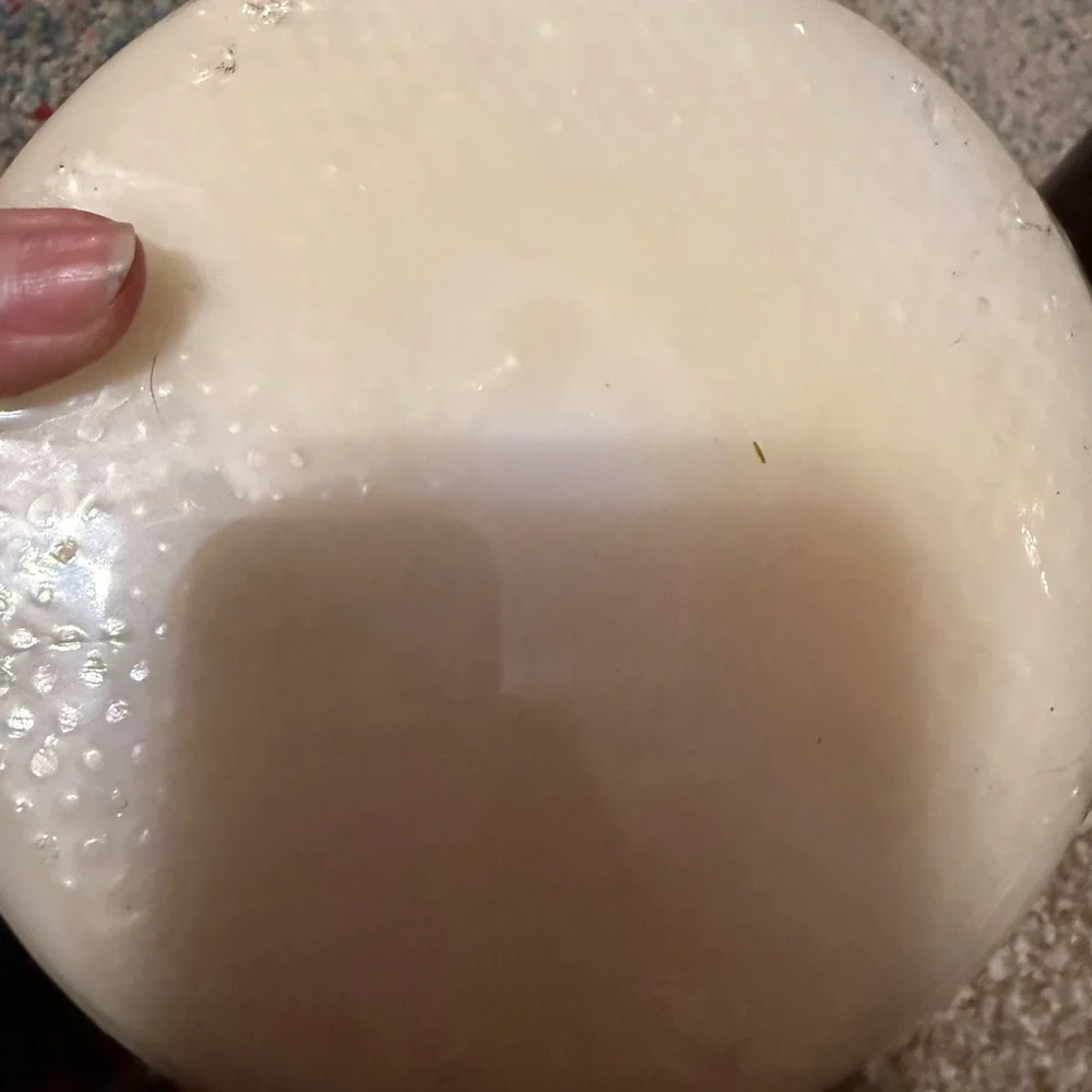 NEW LARGE Cream Bolsius Candle /smokeless / slow burn / non- scented